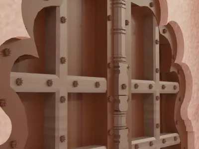 Fort Entrance Door 3D model