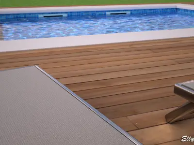 Swimmingpool simple 3D model