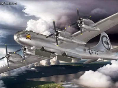  Boeing B-29 Bockscar Flying 