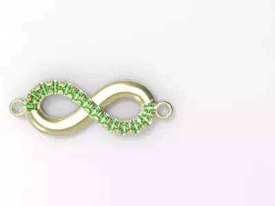 infinity pendant or bracelet 3D print model
