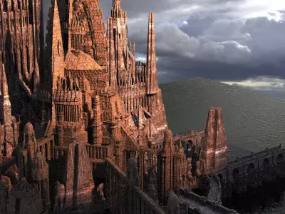 Conan Kings Barbarian City 3D model