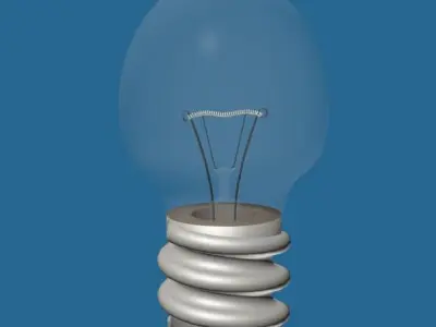 Light Bulb - HD Model Free 3D model