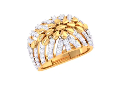   Women Ring MTL 3dm STL OBJ FBX Details 3D print model 6