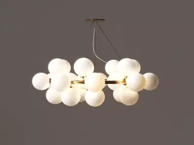 Ceiling light 3D model 7