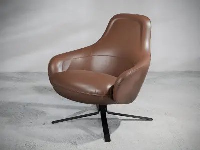 Moa Low Back Chair 3D model