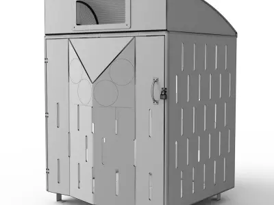Garbage container 3D model shop