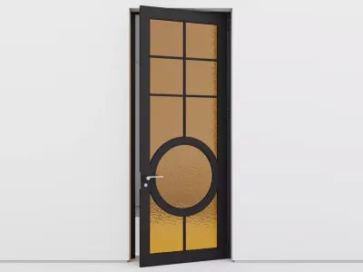 Aluminium door 350 3D model