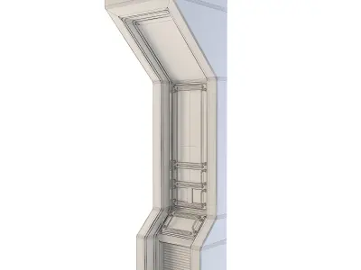 Space Station Wall 2 3D model