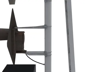 Train Traffic Light 22 3D model