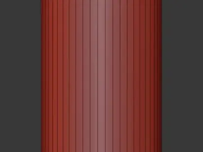 Noctambule glass table lamp with base 3D model