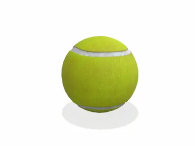  Tennis Ball Low-poly PBR 