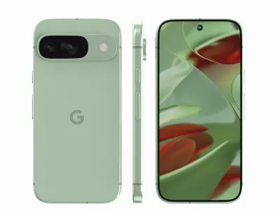 Google Pixel 9 Wintergreen 3D model