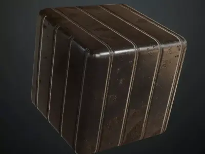 Rusted Var Metal Corrugated PBR Seamless Texture