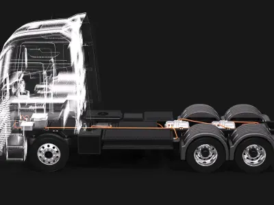  Electric Truck Chassis X-ray 