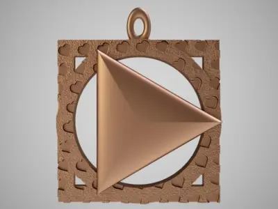 Love Play Keychain 3D print model