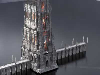 Castle Tower Dark Lord 3D model