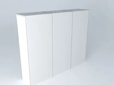 Grey cabinet Free 3D model
