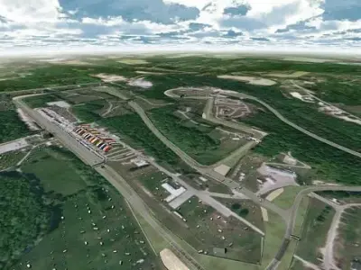 Road America Game Ready Low-poly 3D model