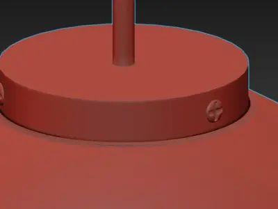 TRANQUILLO marble sphere pendant light 3D model