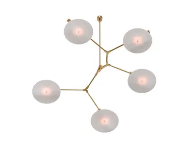 5-Light Branching Disc By Lindsey Adelman 3D model