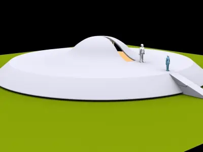 KLAATU s Ship from The Day the Earth Stood Still 3D model