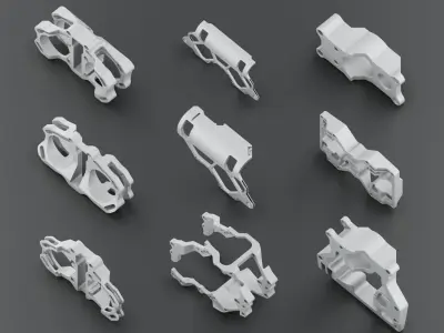 Hard Surface KitBash Volume 4 3D model