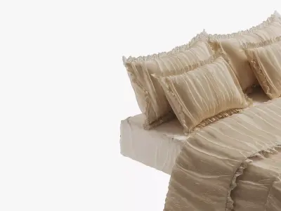 Princess Bed Linen 3D model