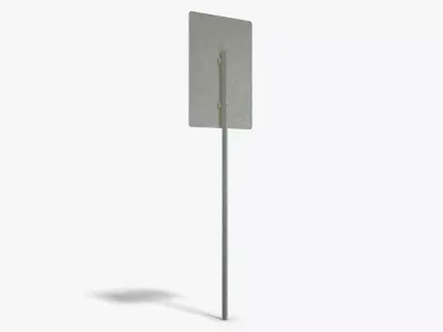 Speed Limit Sign Low-poly 3D model purchase