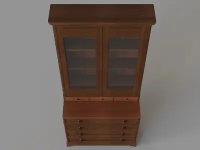 Antique Hutch 3D model