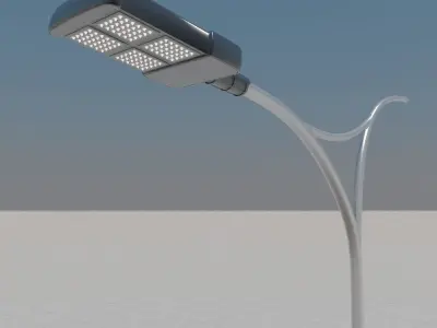 3D Bridge over highway 3D model