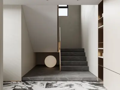 apartment interior scenes     3D model 8
