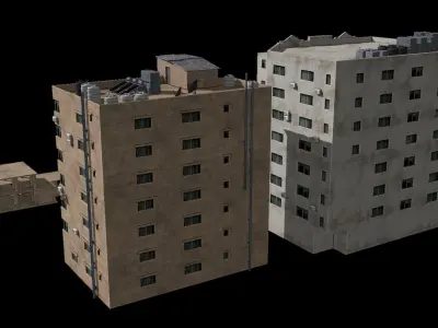 middle east buildings 1 3D model