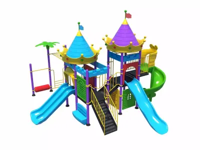 childrens playground02 3D model