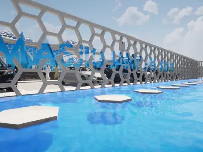 Futuristic Mosque 3D print model