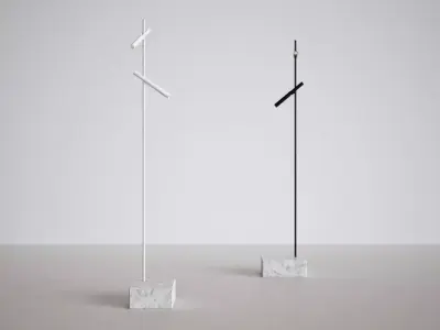 Esprit Double Floor Lamp 3D model