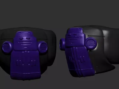helmet high poly sculpt 3d printable  3D model 157