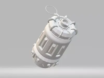 MG3-072023 Sci-fi Grenade Concept 3D print model