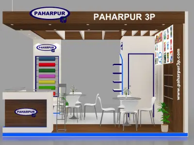 International Exhibition Stall Design 3D model