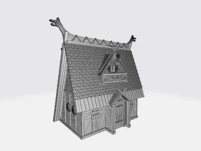 House on the swamp 3D print model