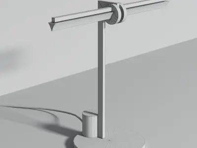 Optical Table light Low-poly 3D model
