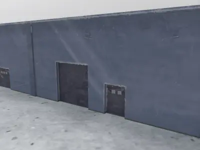 EDDB Storage 2A Low-poly 3D model