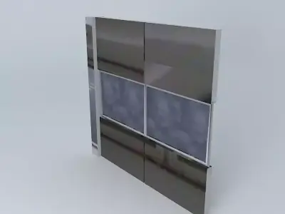 Small Window Baskerville House Segment Pack 3D model