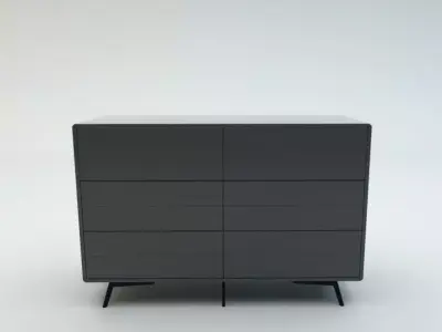 Fermo Double Dresser Free low-poly 3D model