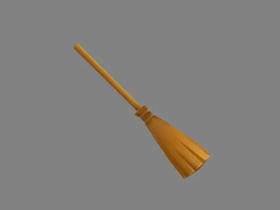 Magicdi Broom Low-poly 3D model