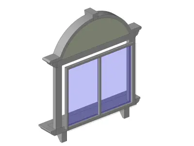 Classic Window  3D model