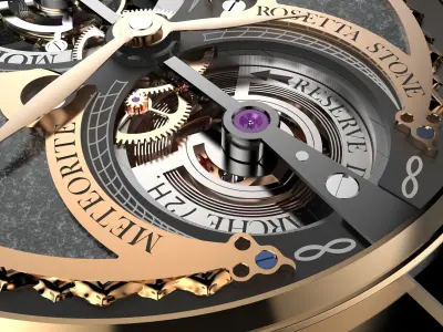 Watch Montre Louis Moinet 3D model