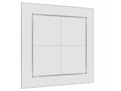 Mirror in a metal frame GZ-M1039 3D model