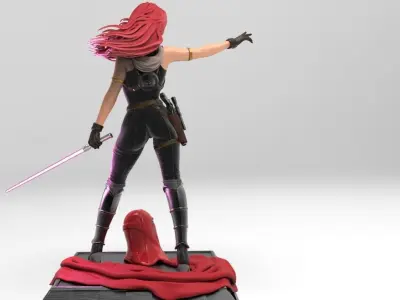 Star Wars Mara Jade 3D print model