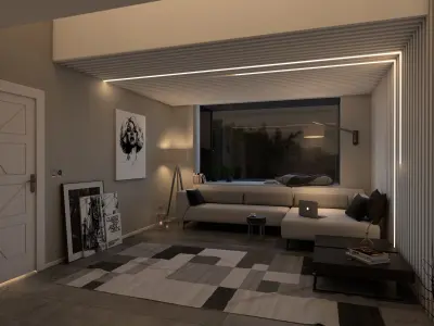 Living Room 3D model
