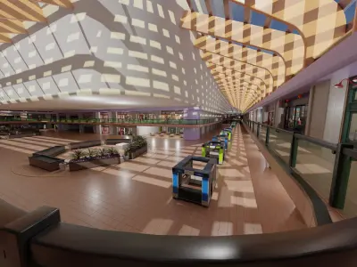 Mall From Inside 3D model